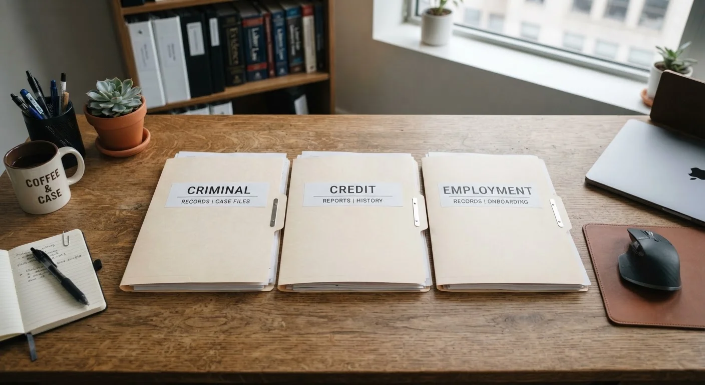 Criminal, Credit, Employment: How Different Background Check Types Are Structured
