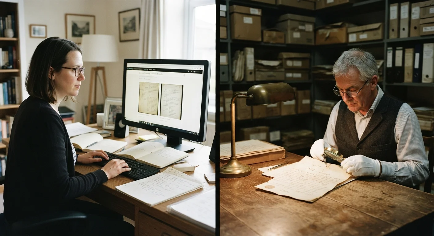 Digitised Archives vs. Physical Record Repositories: Weighing Your Research Options