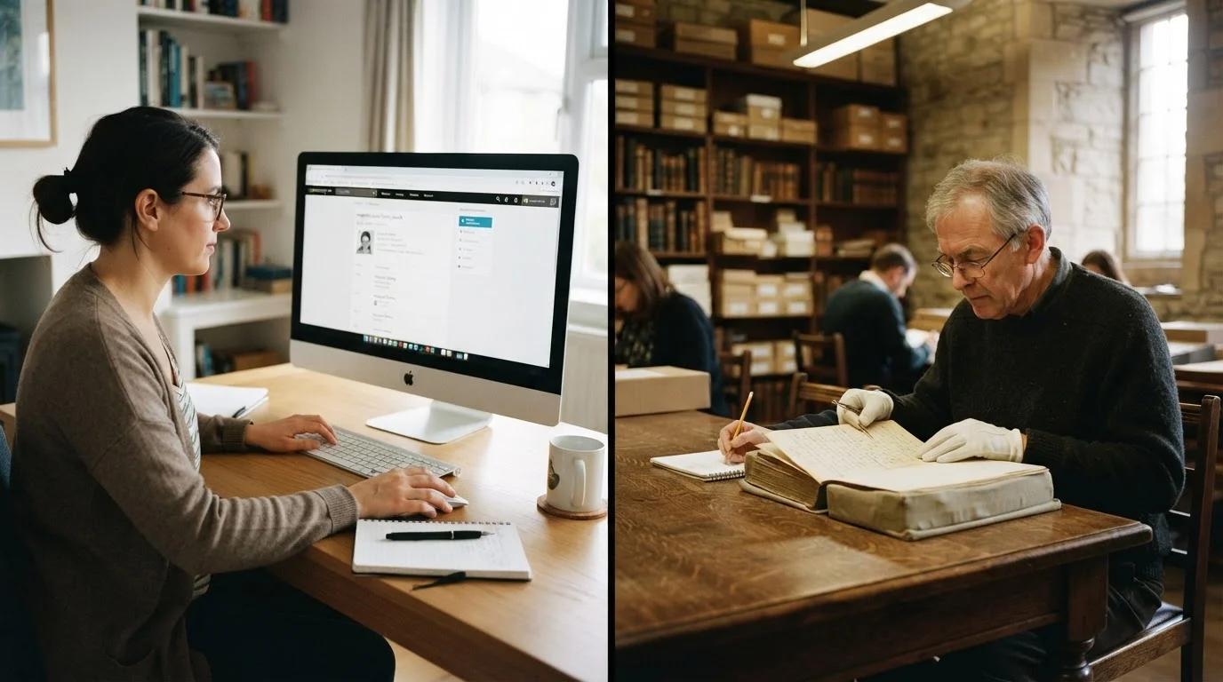 Digitised Archives vs. Physical Repository Visits: Weighing Your Options