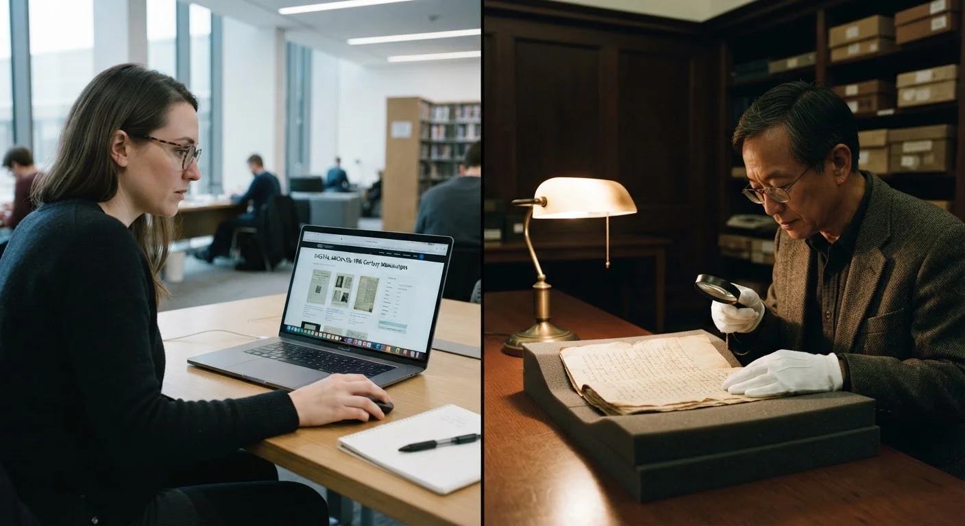 Digitised Archives vs. Physical Repository Visits: Weighing Your Research Options