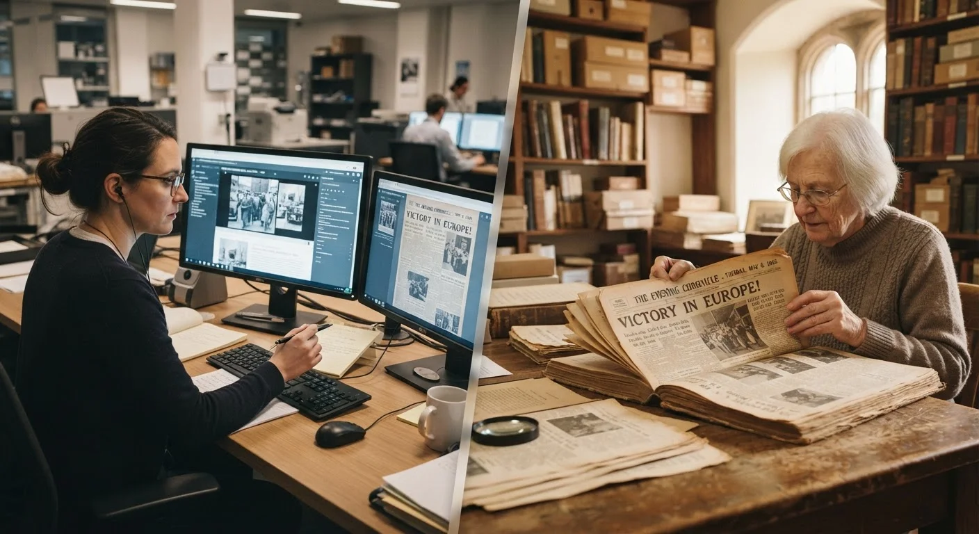 Digitised vs. Physical Obituary Archives: Navigating Both for Family Research
