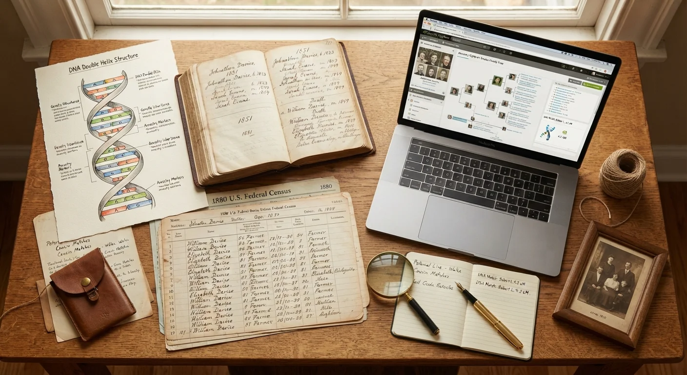 DNA and Digital Records Together: An End-to-End Guide to Modern Family History Research