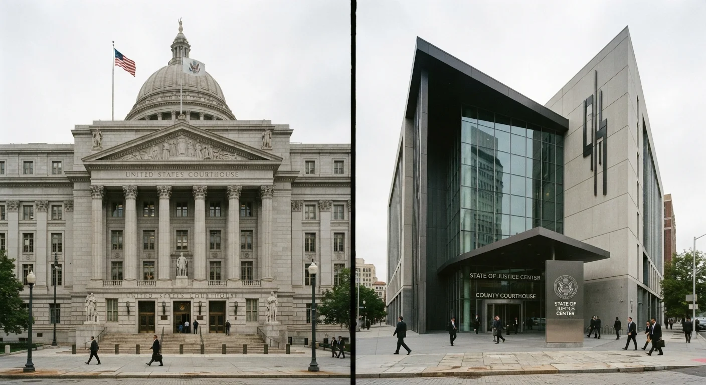 Federal vs. State Court Records: What's Different and Where to Look