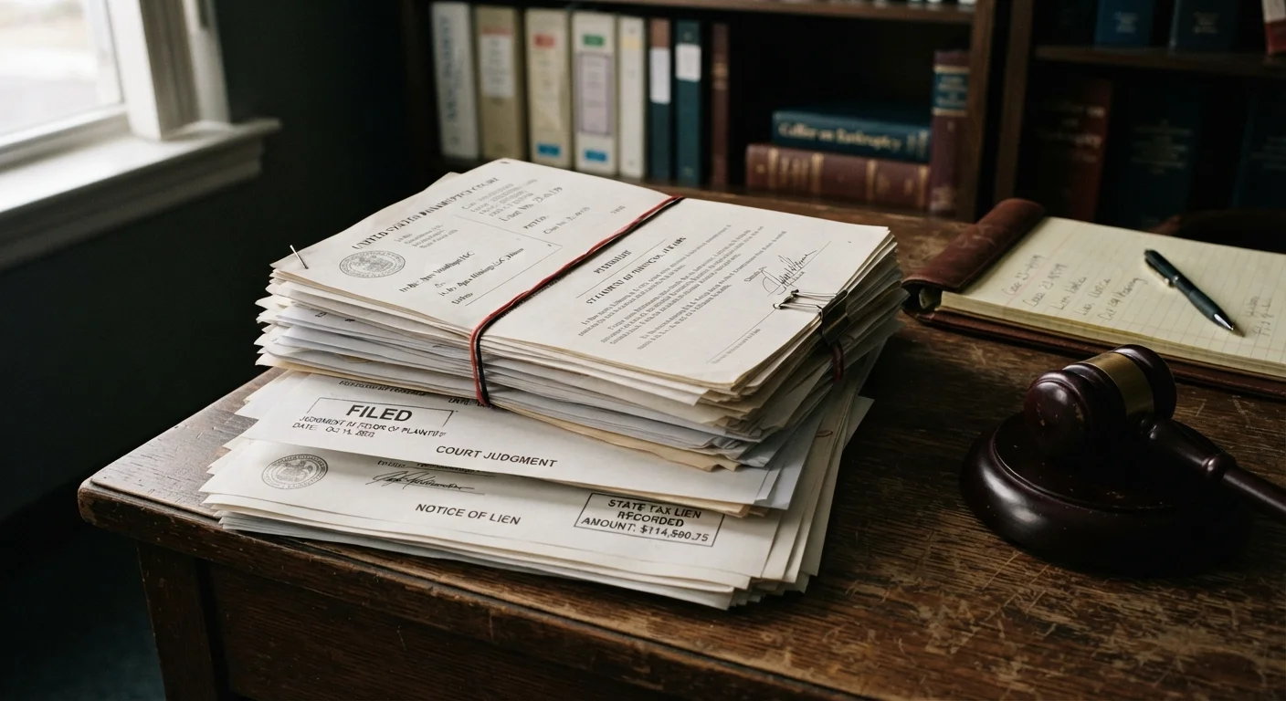 Financial Records That Appear in Background Checks: Bankruptcies, Liens, and Judgments