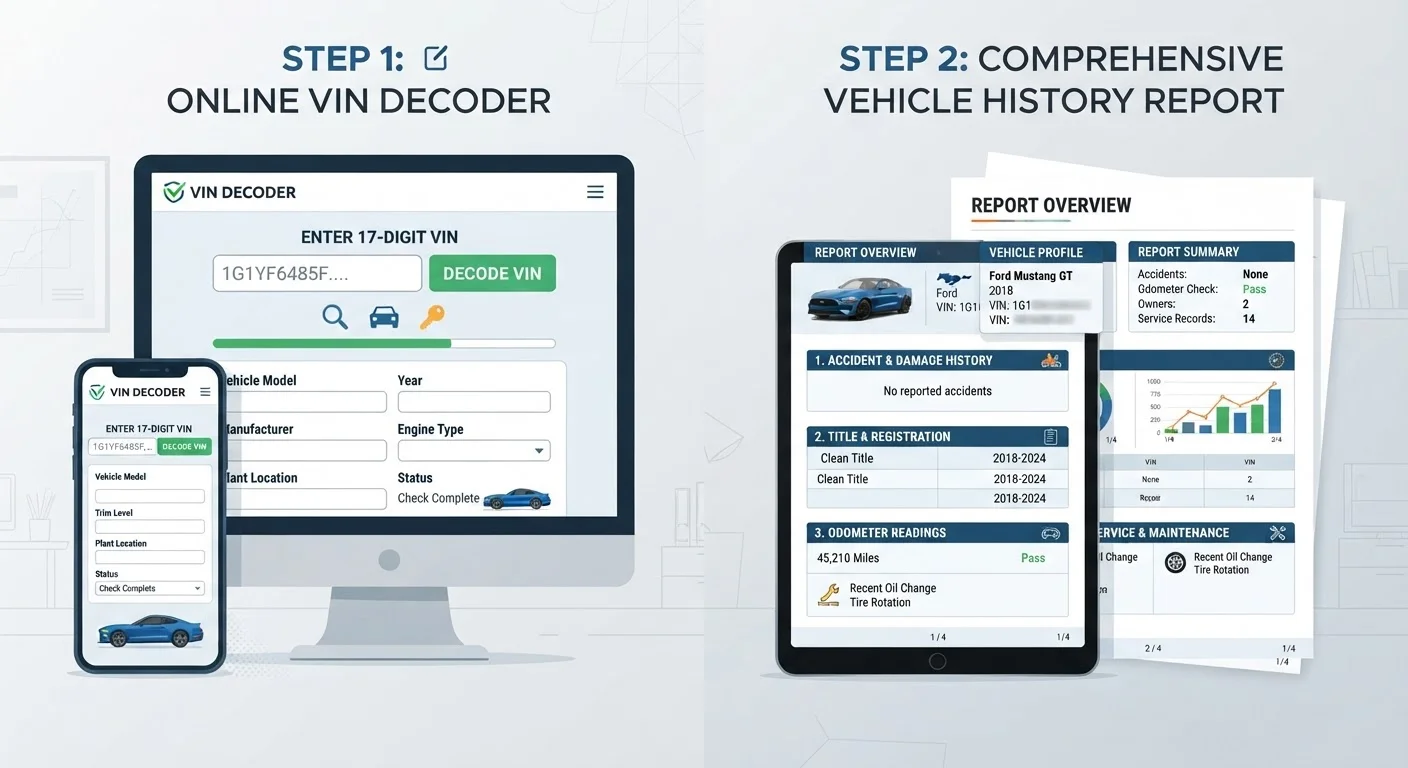 Free VIN Lookups vs. Paid Vehicle History Reports: What Each Actually Provides