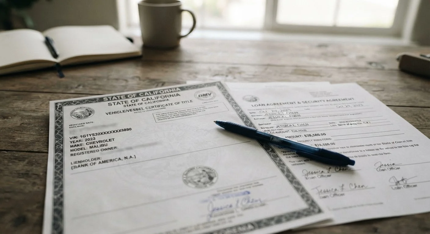How a Lien Gets Attached to a Vehicle Title