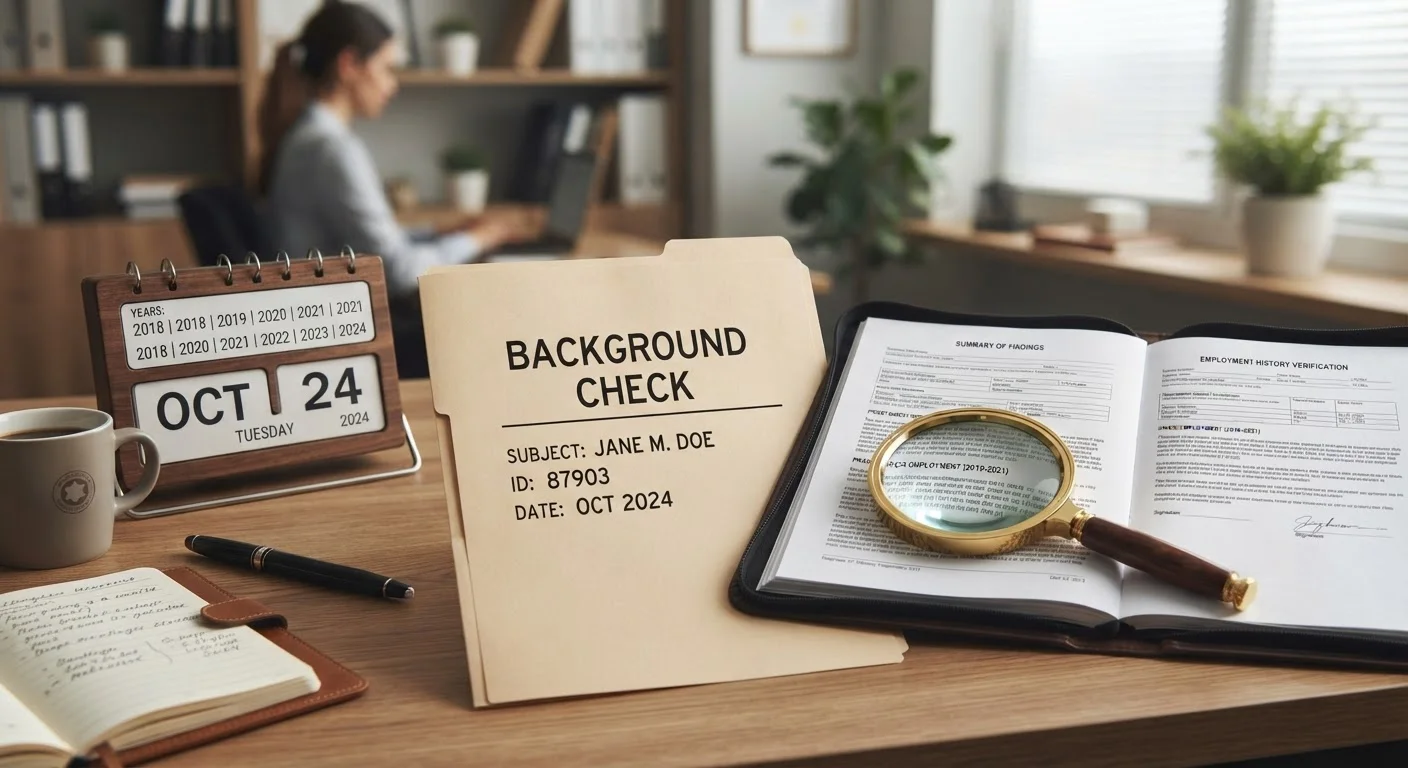 How Long Records Stay on a Background Check Report