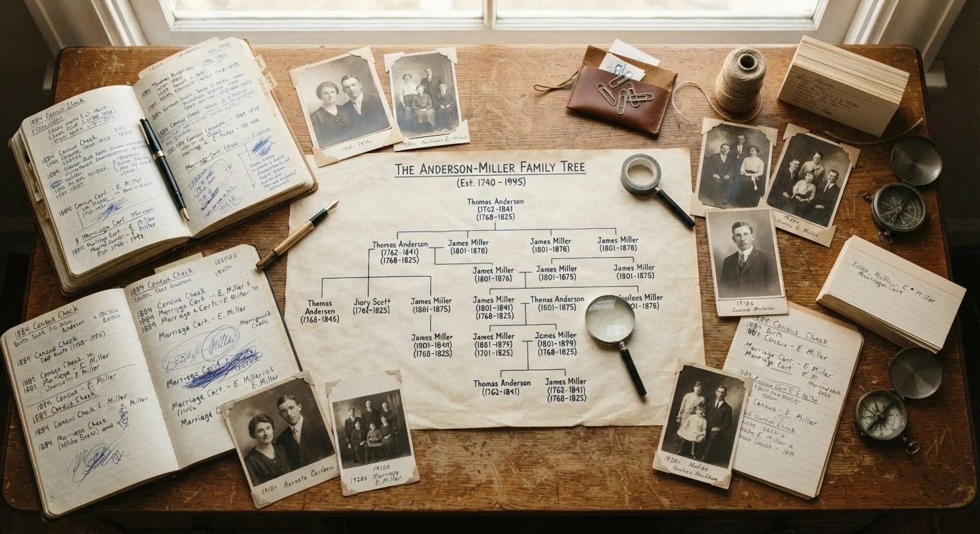 How to Build a Three-Generation Family Tree Using Only Free Sources