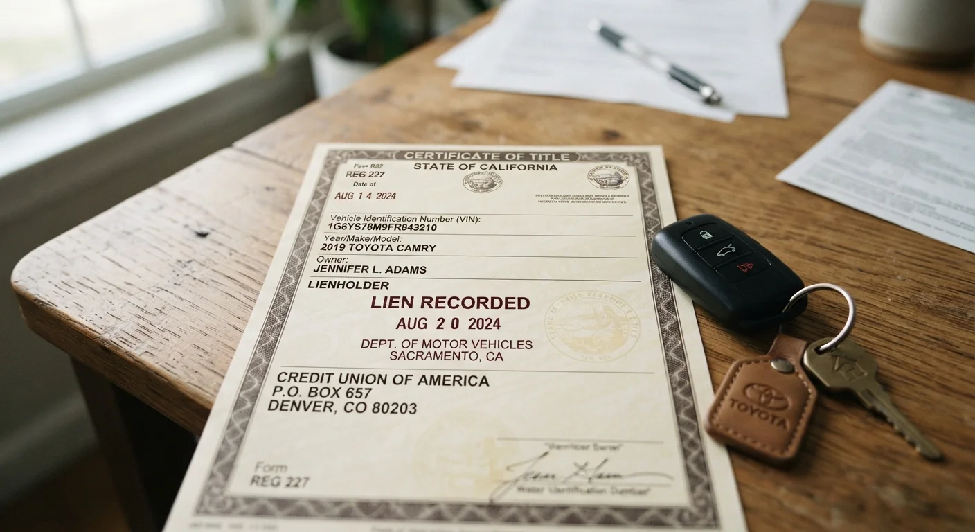 Lien Records in Vehicle Histories: What Outstanding Finance Entries Actually Signal