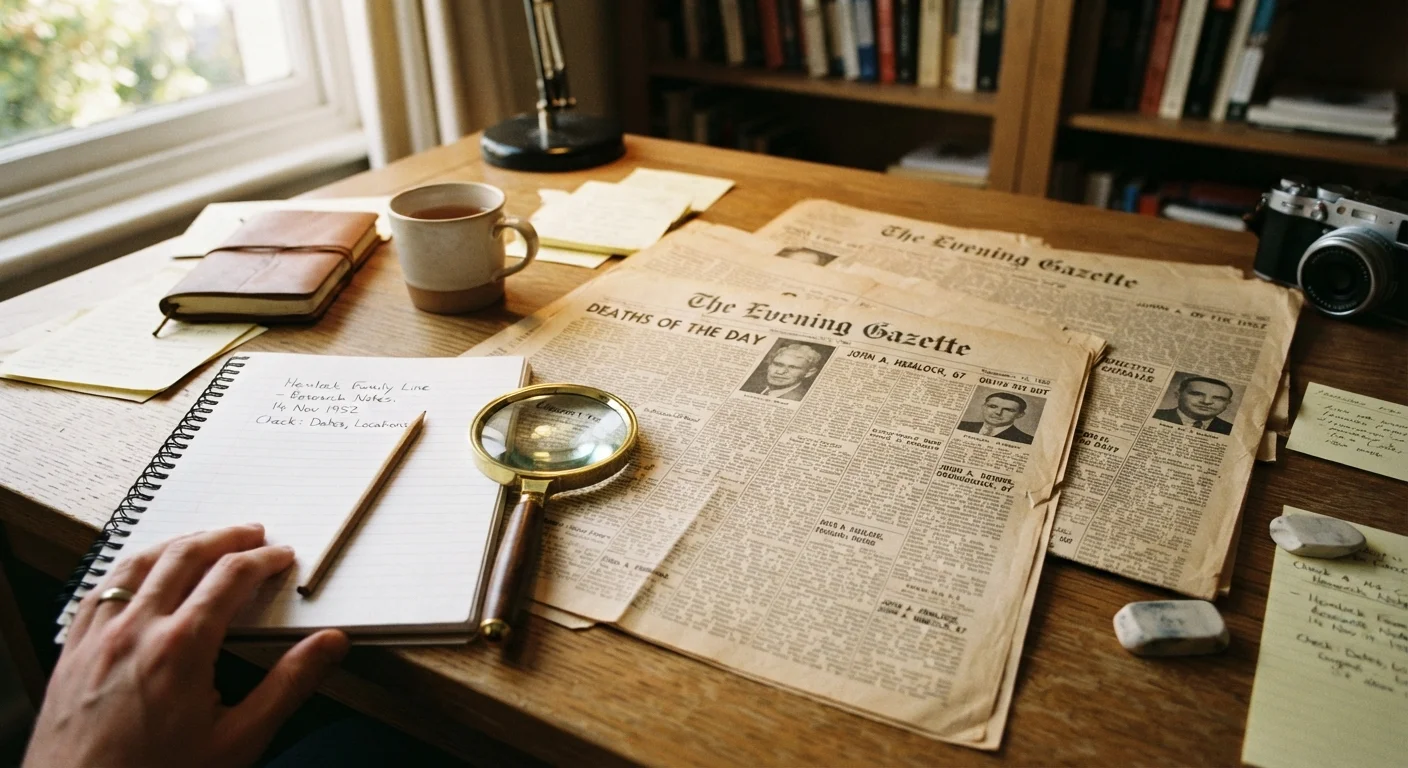 Obituary Research Checklist: Extracting Every Useful Detail Before You Move On