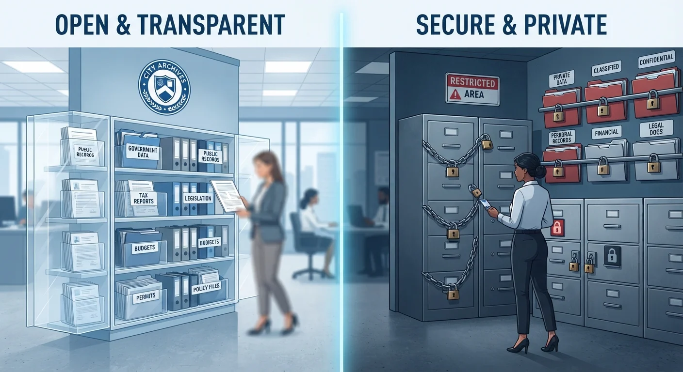 Public Records vs. Private Data: Understanding the Difference