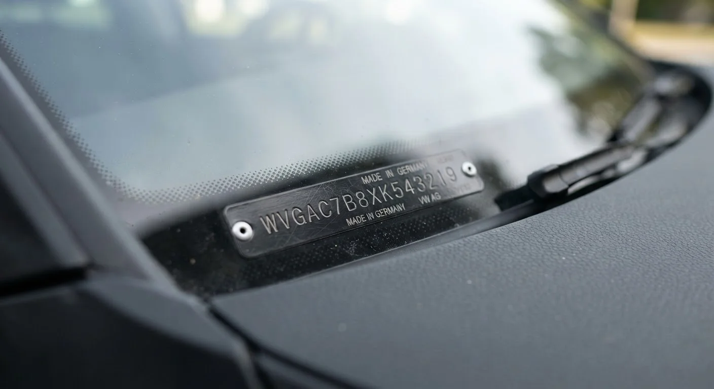 Reading a VIN: How a 17-Character Code Unlocks a Car's Past