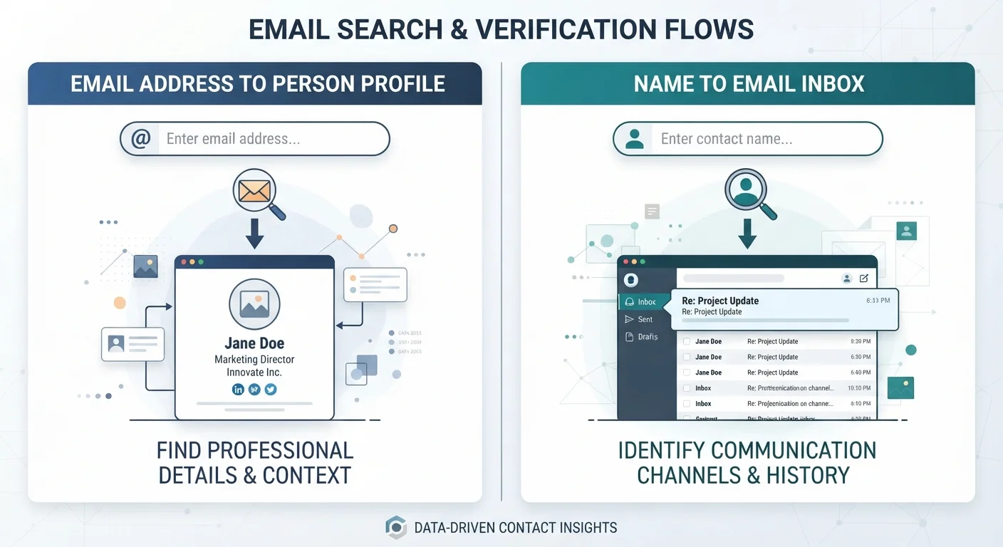 Reverse Email Lookup vs. Forward Email Search: Understanding the Difference