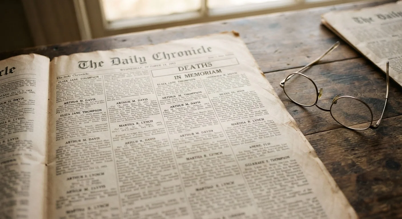 The Anatomy of an Obituary: What Each Section Actually Tells You
