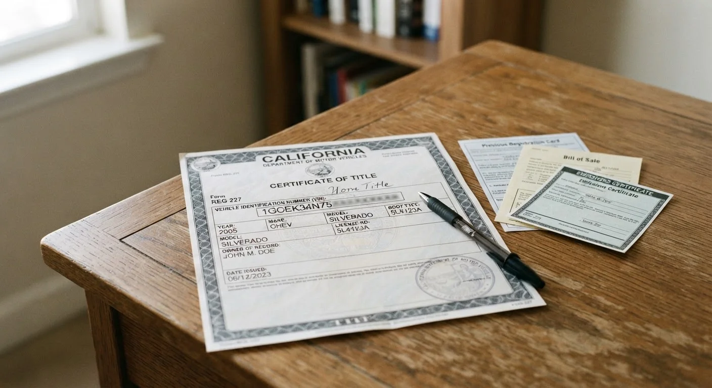 The Public Record Trail Behind a Vehicle Title