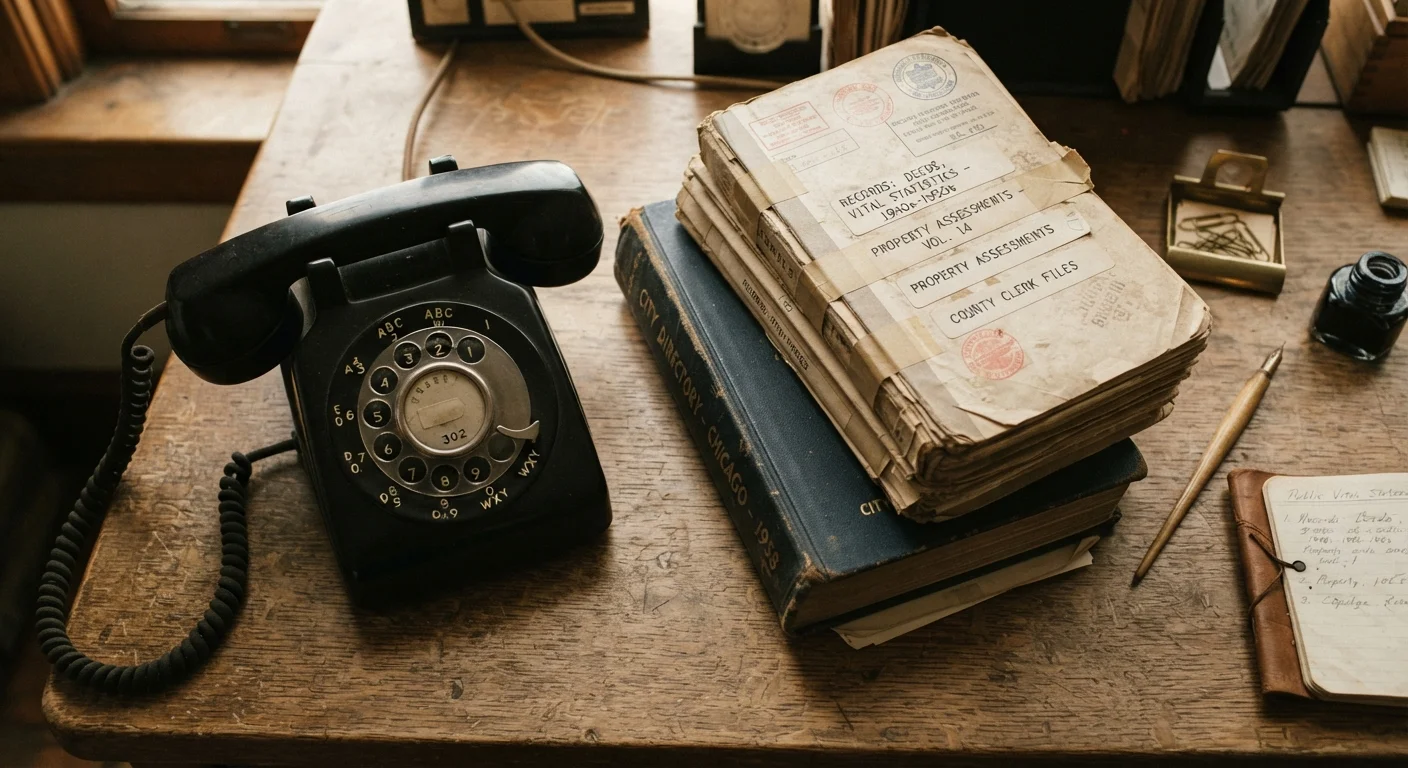 The Public Records Trail Behind a Landline Number