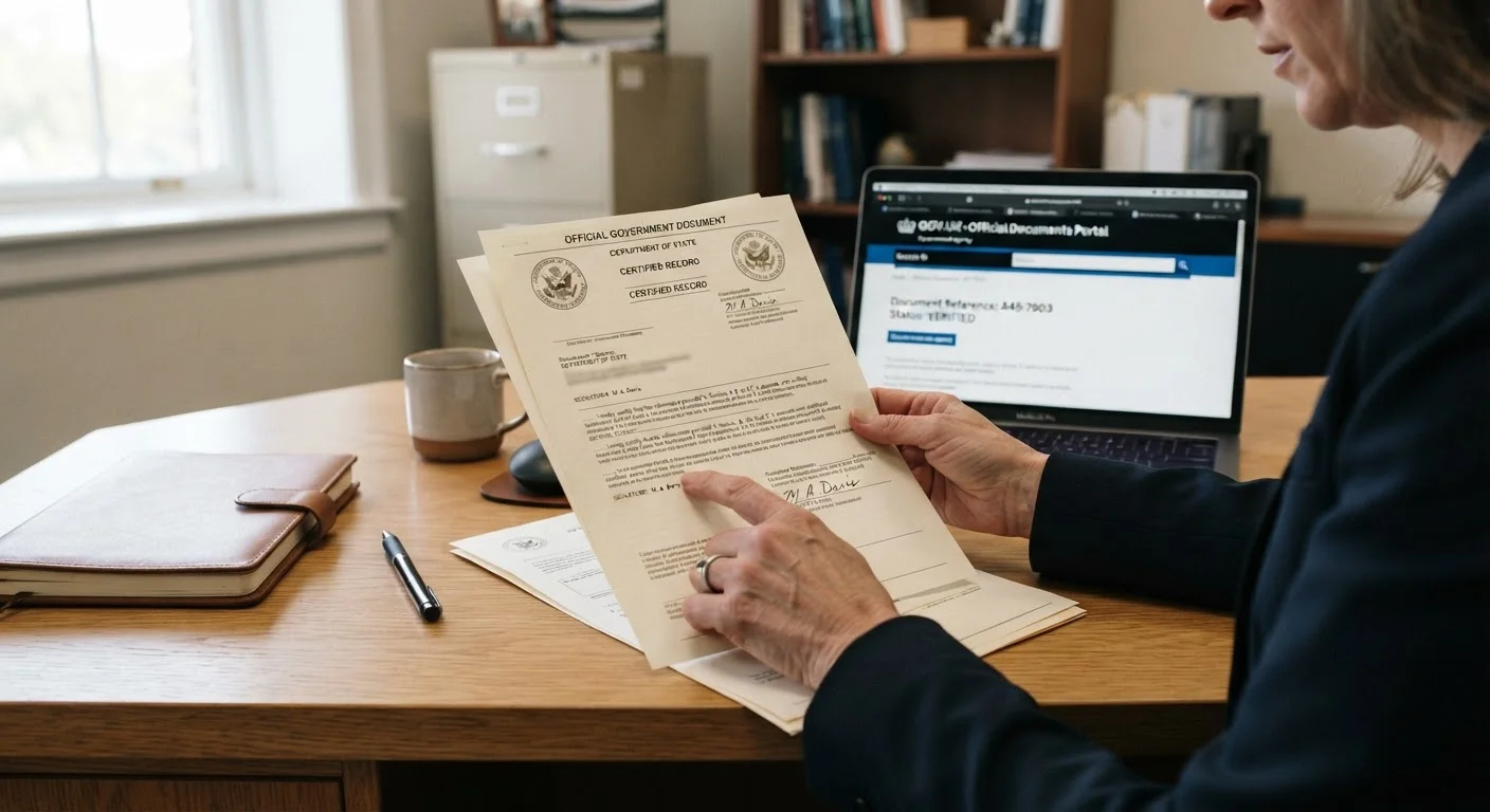 Tracing a Document Back to Its Official Source
