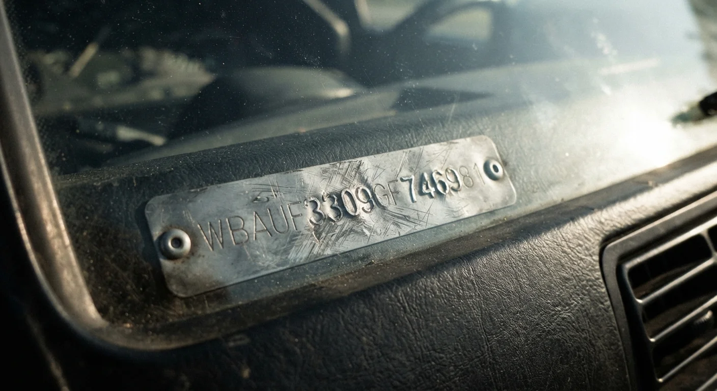 VIN Tampering: How Altered Numbers Are Spotted and Why They're a Red Flag