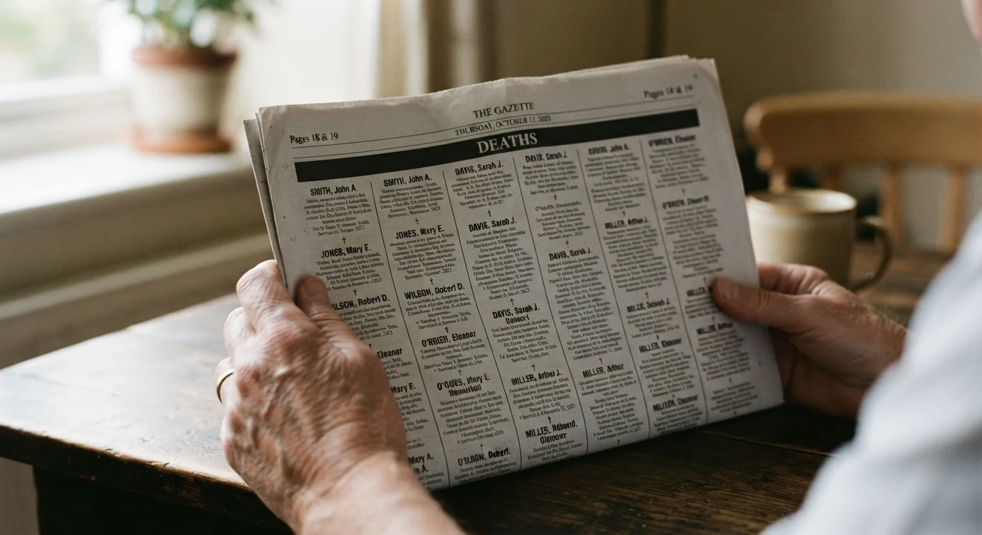What a Death Notice Is — and How It Differs from a Full Obituary