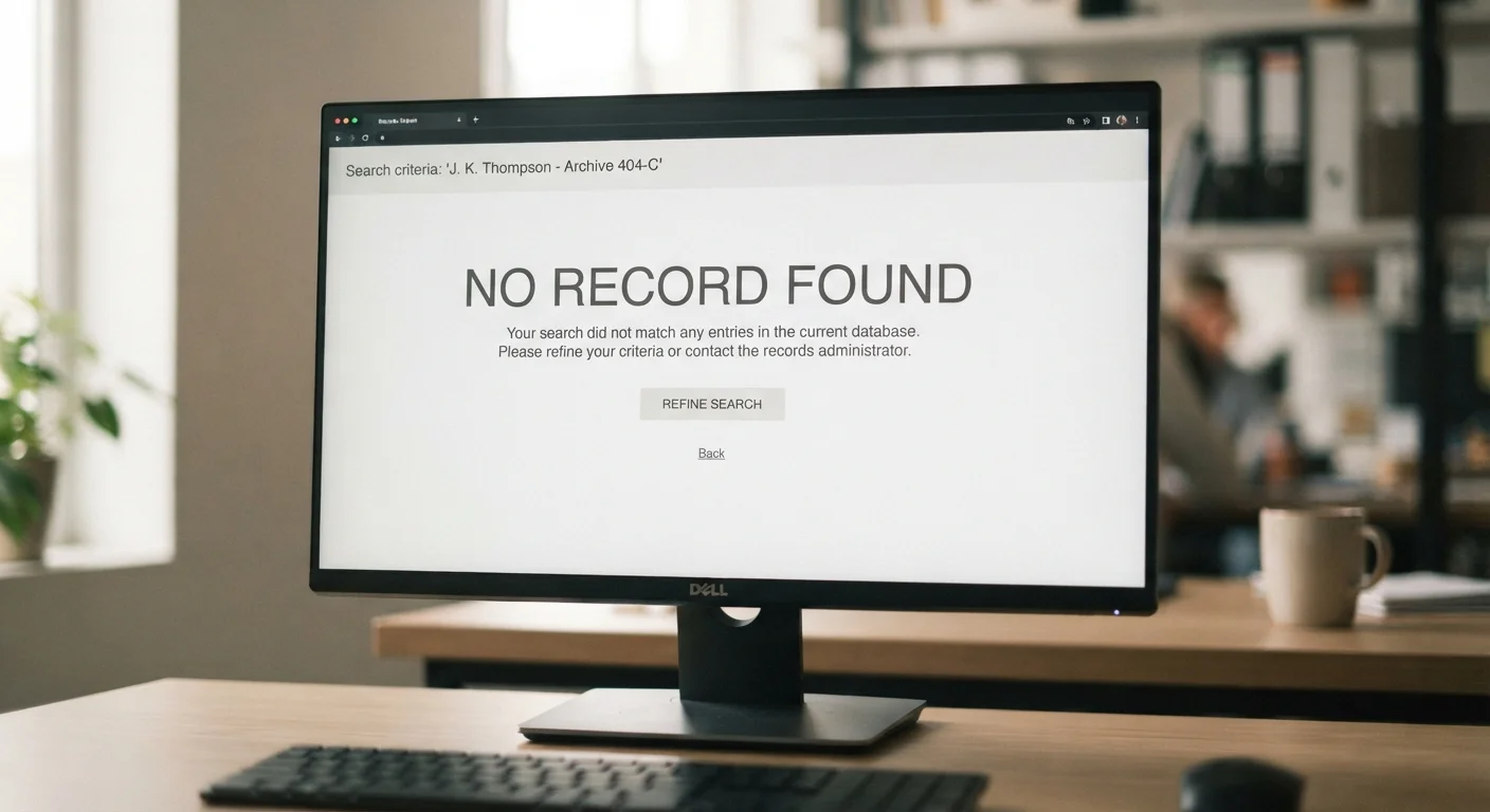 When a Background Check Returns No Record: What That Result Really Means