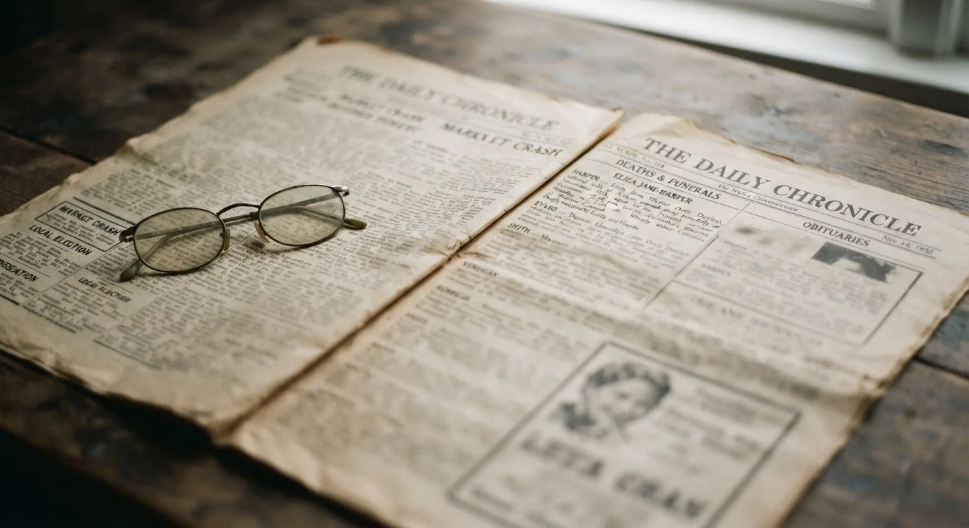 When Obituaries Omit Information: What Absence Can Signal