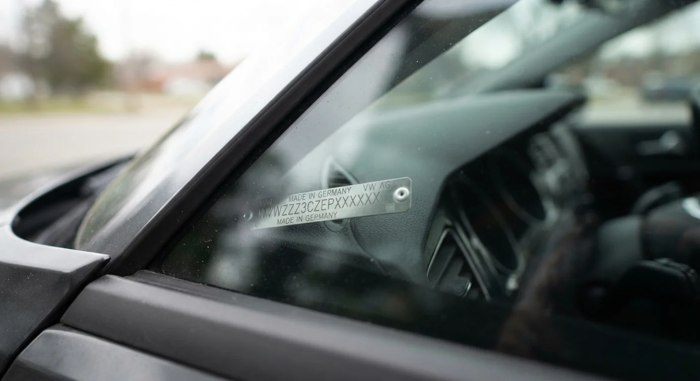 Where to Find Your VIN: Every Location on Your Vehicle and Documents